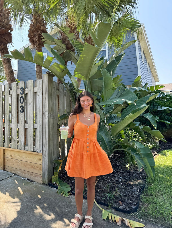 Orange You Glad Mini Dress