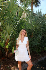 Sweet Daydream White Eyelet Dress