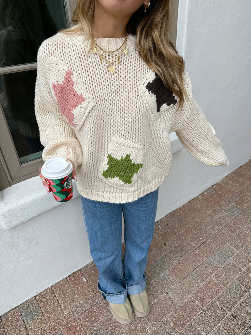 Starry Eyed Ivory Sweater