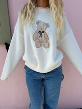 Teddy Bear Ivory Sweater