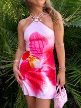 Hibiscus Haze Mini Dress