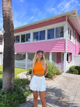 It Girl White Skort