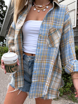 Plaid About You Flannel Button Down Top