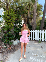 The Cabana Club Striped Terry Cloth Set