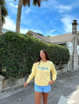 Greetings From Florida Sweatshirt - Yellow