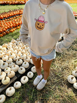 Sunhoney Cowgirl Pumpkin Sweatshirt