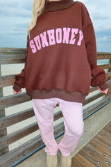 Sunhoney Signature Mockneck - Chocolate