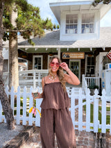 Cocoa Coast Stripe Jumpsuit