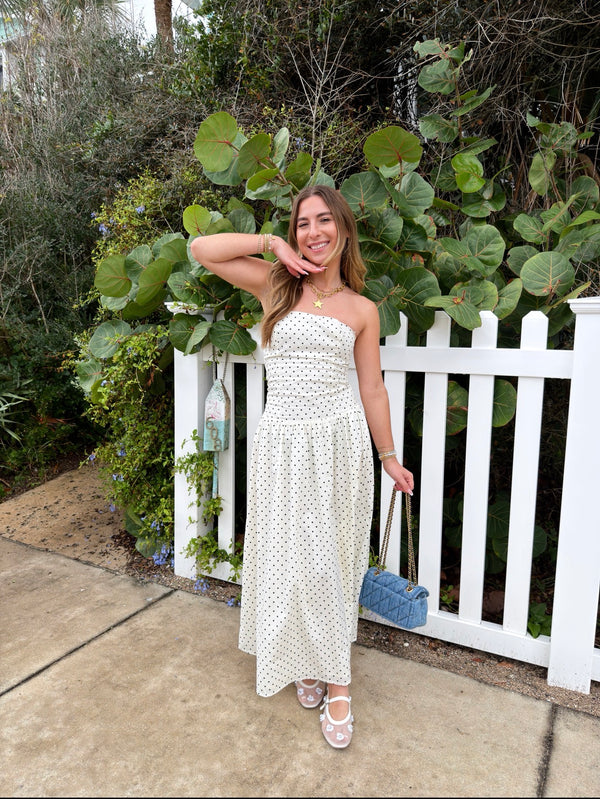 Spot On Polka Dot Midi Dress