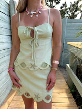 By The Sea Linen Set - Green