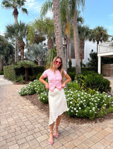 Connect The Dots Asymmetric Skirt