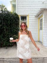 Ocean Lace Mini Dress