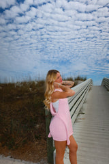 Keep It Casual Knit Set - Pink