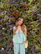 Mint To Be Gingham Set