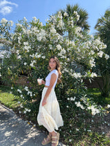 Wanderlust Ivory Lace Maxi Skirt