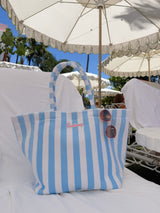 Sunhoney Beachside Striped Terry Cloth Bags