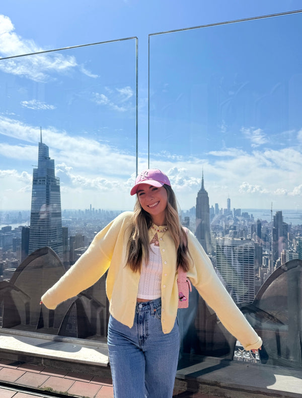 Sunhoney Girl Cardigan - Butter Yellow