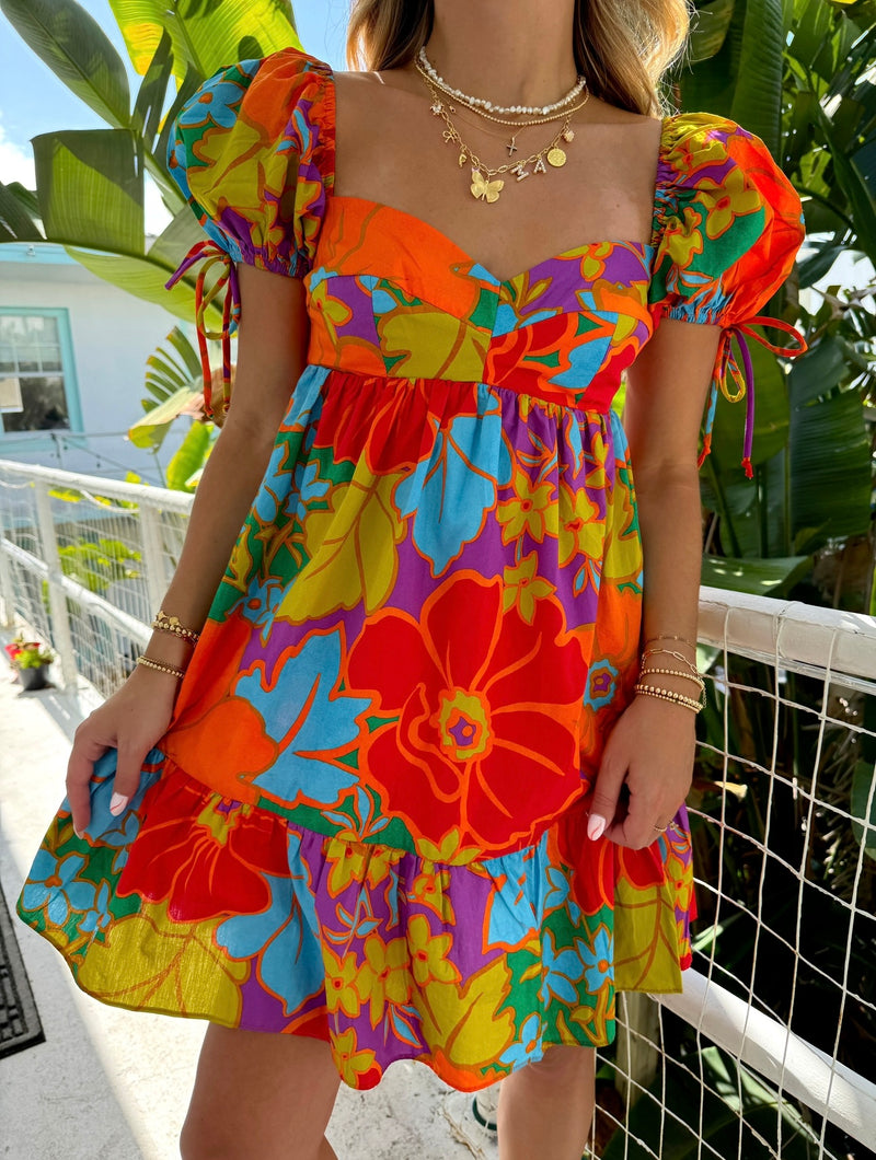 Amalfi Coast Babydoll Dress