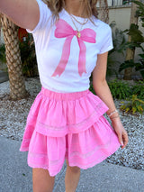 Girls Day Pink Ruffle Skirt