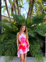 Hibiscus Haze Mini Dress