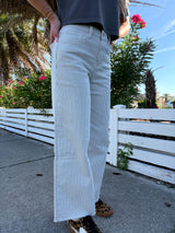 Between The Lines Striped Jeans