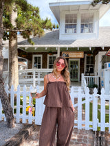 Cocoa Coast Stripe Jumpsuit