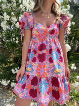 In Bloom Pink Babydoll Dress