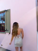 You Give Me Butterflies Sequin Dress