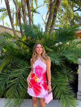 Hibiscus Haze Mini Dress