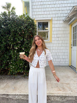 Lavender Haze Linen Top