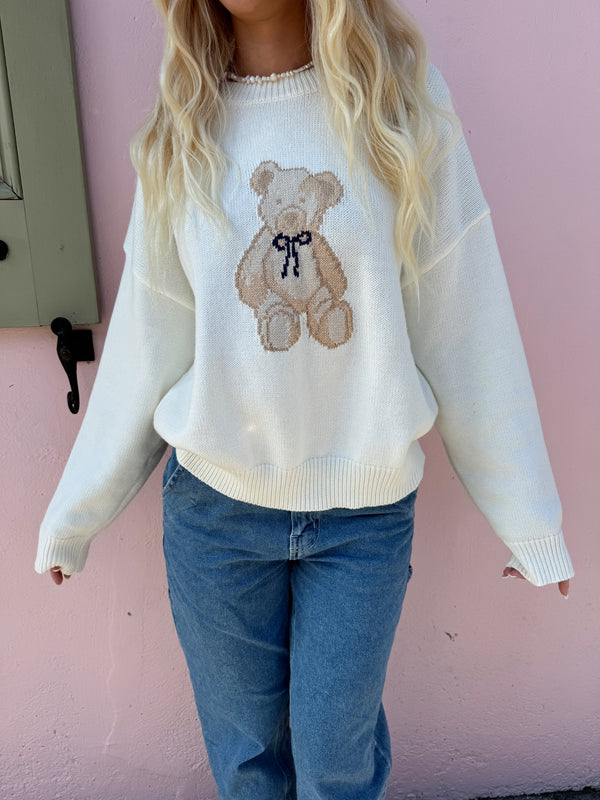 Teddy Bear Ivory Sweater