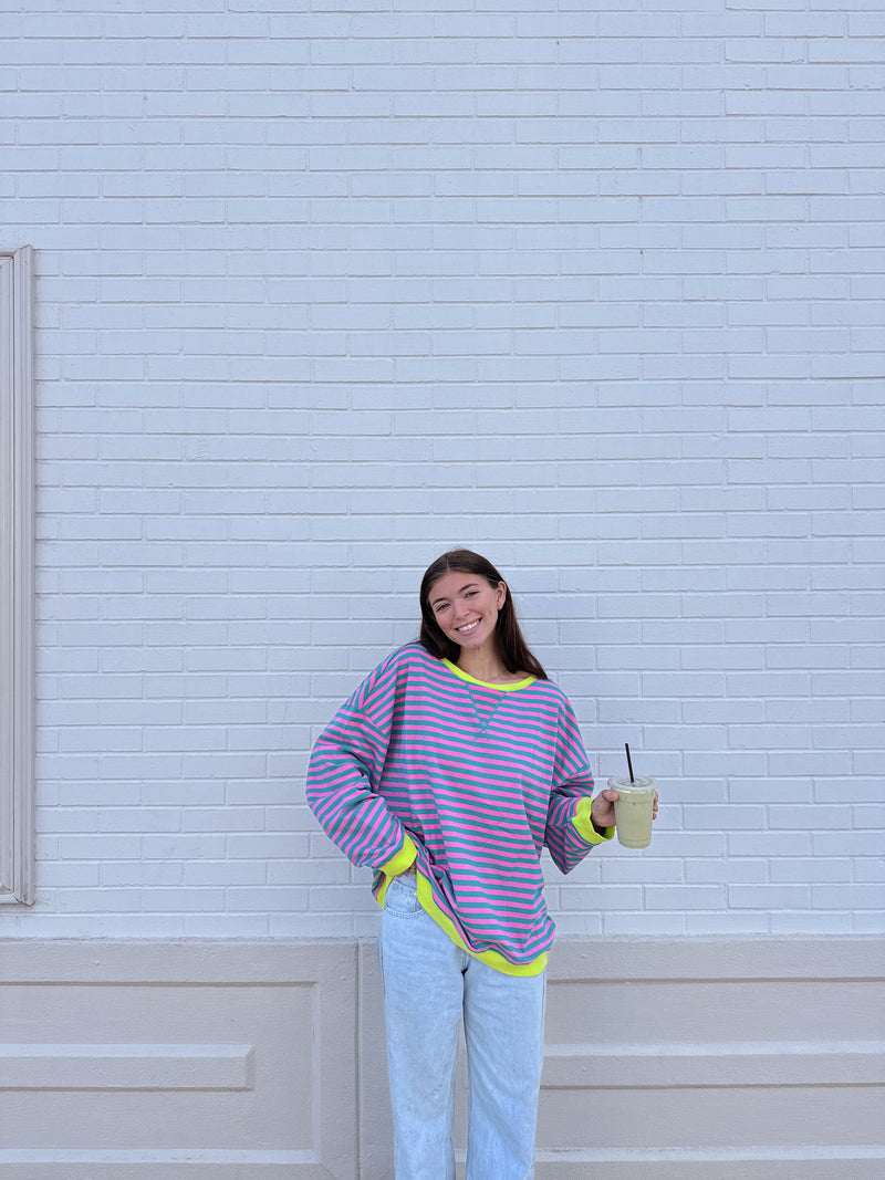 Electric Love Striped Sweater