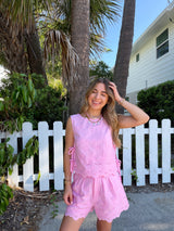 Pink Paradise Eyelet Set