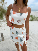 Seas The Day Shell Linen Set