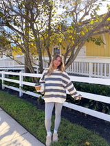 The Weekender Striped Sweatshirt