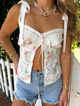 Garden Party Floral Top