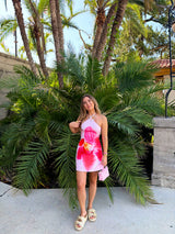 Hibiscus Haze Mini Dress