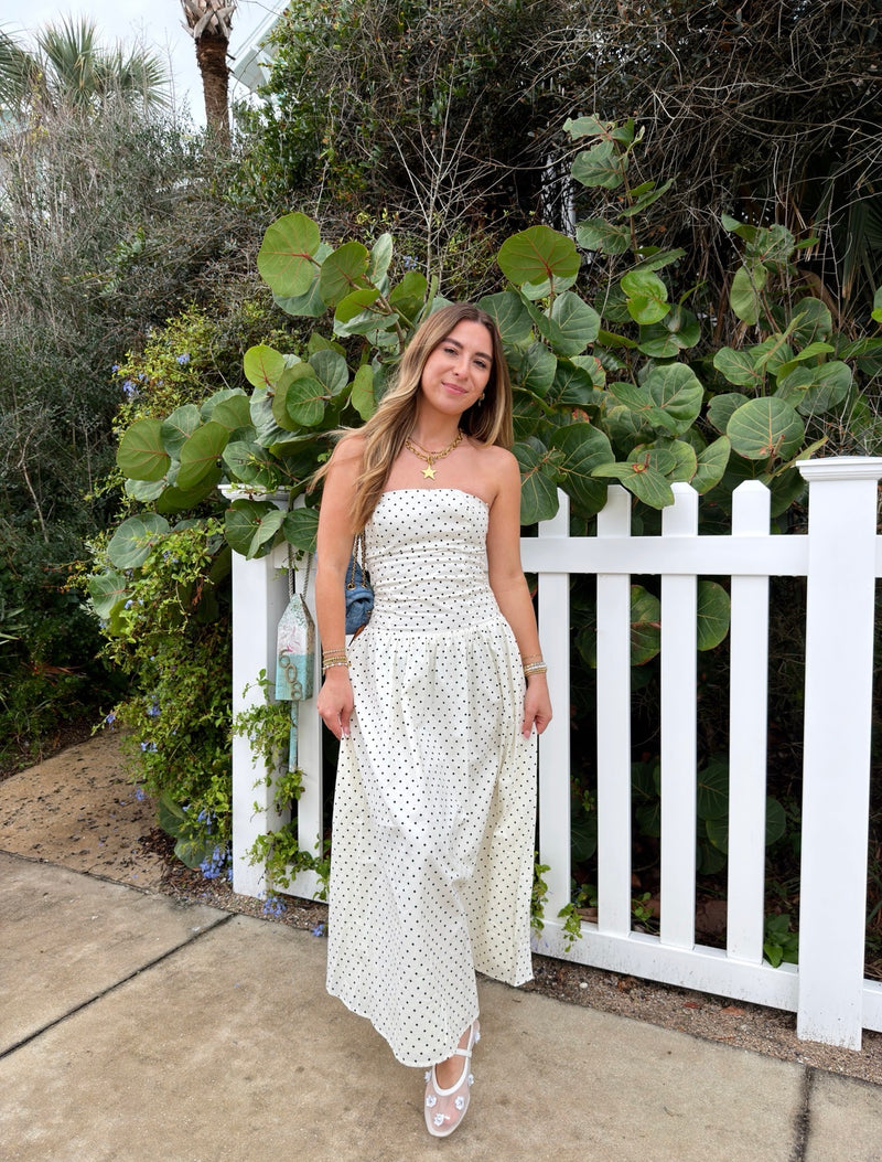 Spot On Polka Dot Midi Dress