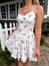 Flower Girl Floral Mini Dress