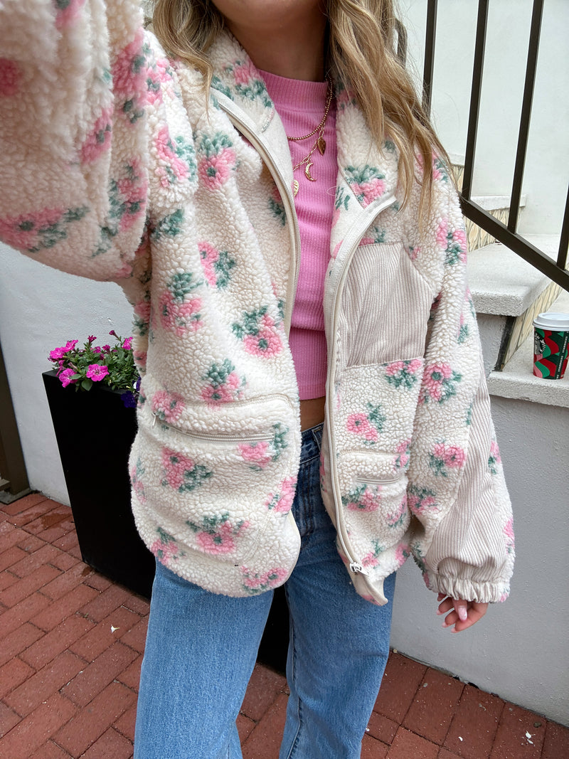 Floral Feeling Fleece Jacket