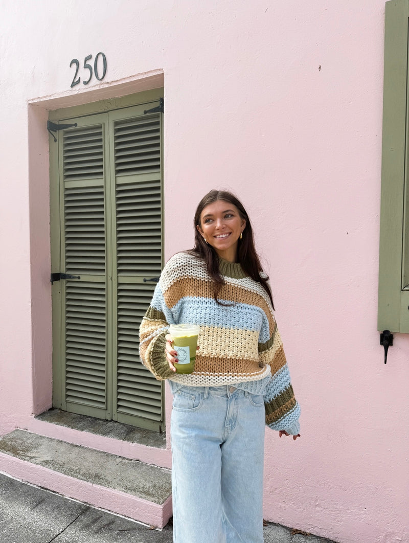 Holiday Honey Colorblock Sweater