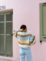 Holiday Honey Colorblock Sweater