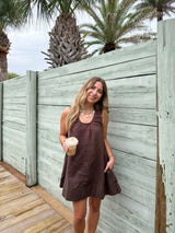 Brown Sugar Mini Dress