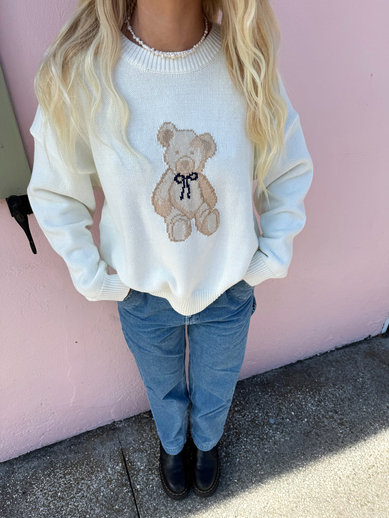 Teddy Bear Ivory Sweater