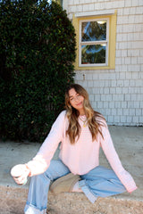 Sunhoney Girl Cardigan - Pink Stripe