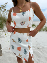 Seas The Day Shell Linen Set