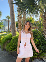 Darling Daydream Pink Gingham Set