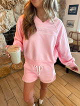 Sunshine Honey Pink Sweat Set