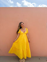 Sunbeam Yellow Maxi Dress