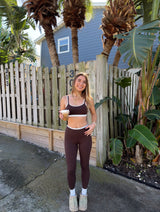 Hot Shot Dark Chocolate Activewear Set